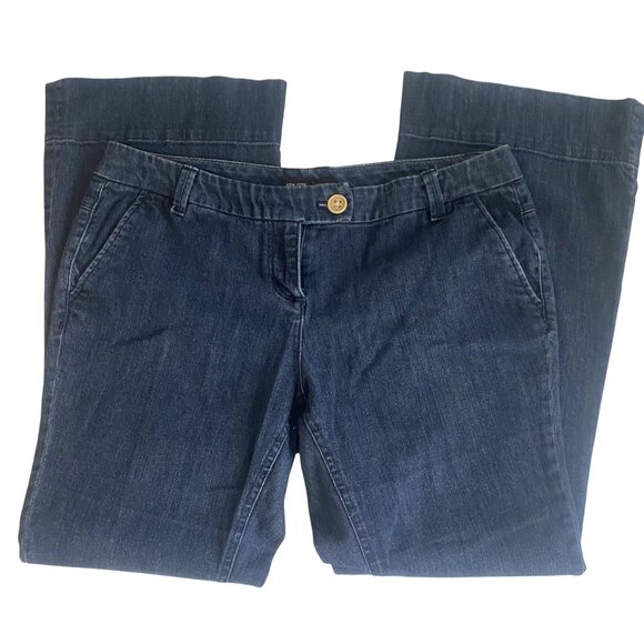 New York & Company Womens  Petite Size 10 Flare Denim Jeans - Picture 4 of 10